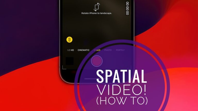 Как записать пространственное видео на iPhone (для Apple Vision Pro)
