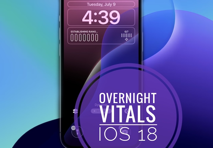 Виджет Overnight Vitals на экране блокировки iPhone! (iOS 18)